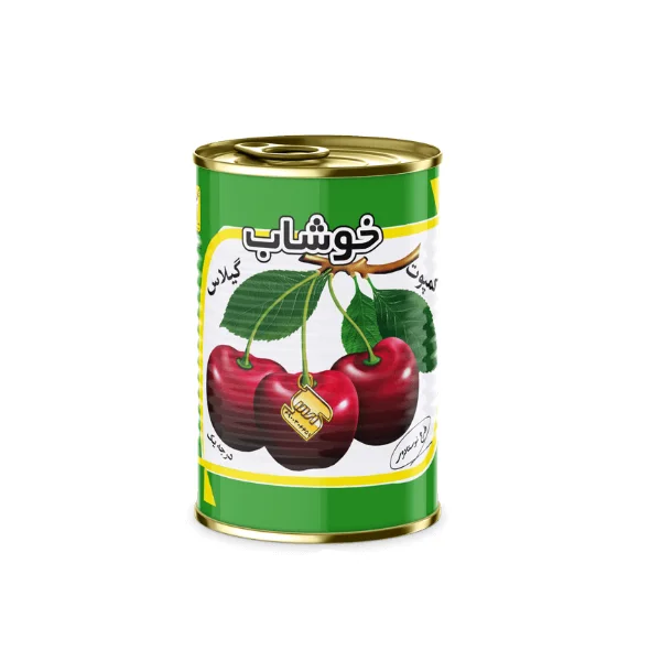 كمپوت آلبالو كليد دار خوشاب